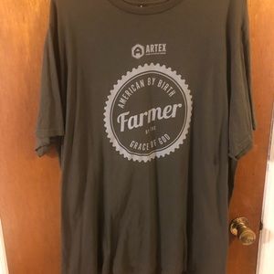 Dark green “Farmer” t-shirt-3XL-New